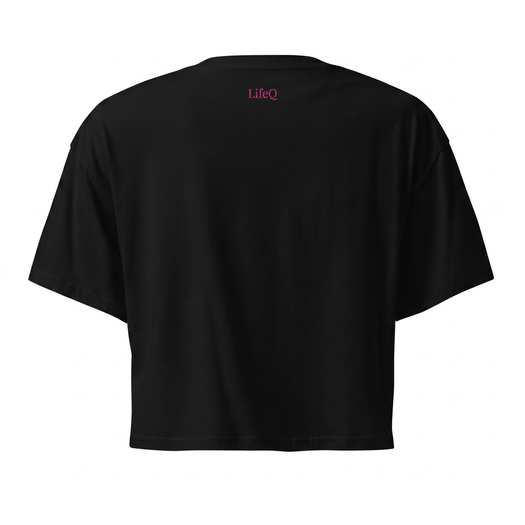Black Crop Top LifeQ
