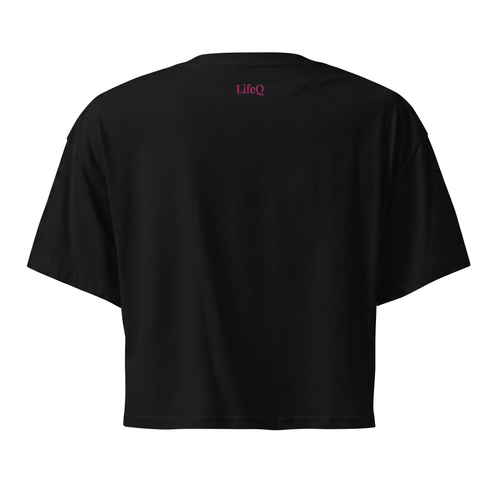 Black Crop Top LifeQ