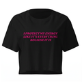 Black Crop Top LifeQ