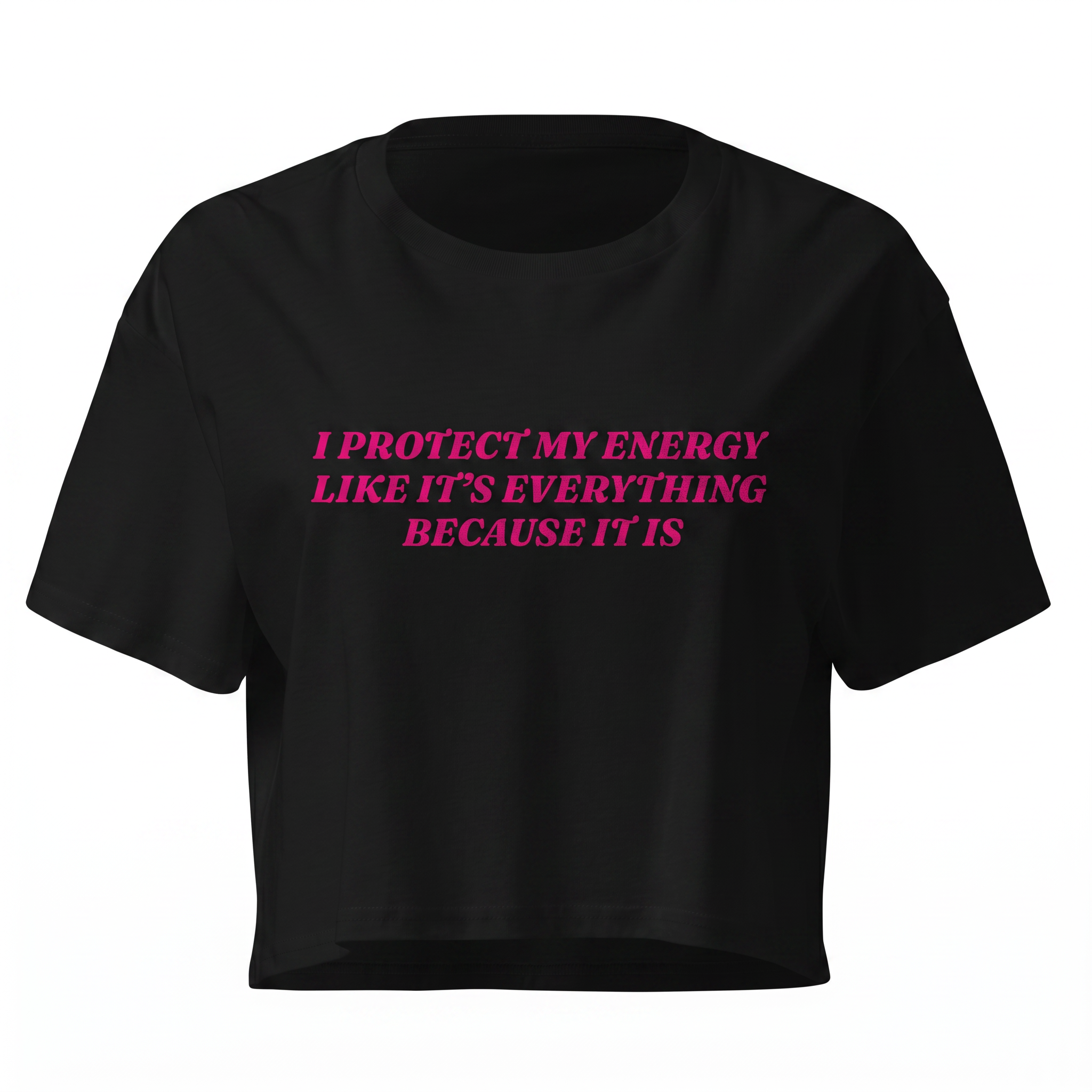 Black Crop Top LifeQ