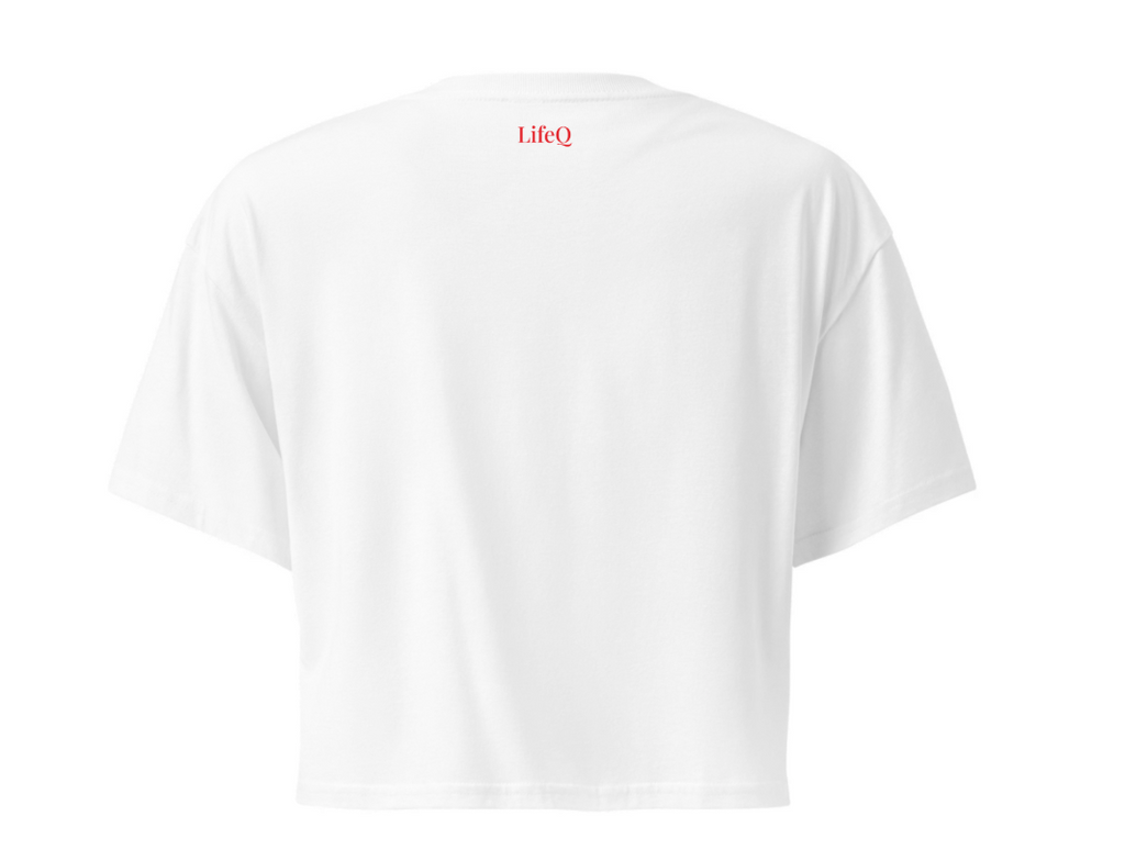White Crop Top LifeQ
