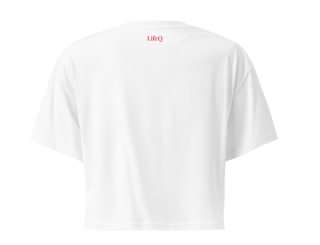 White Crop Top LifeQ